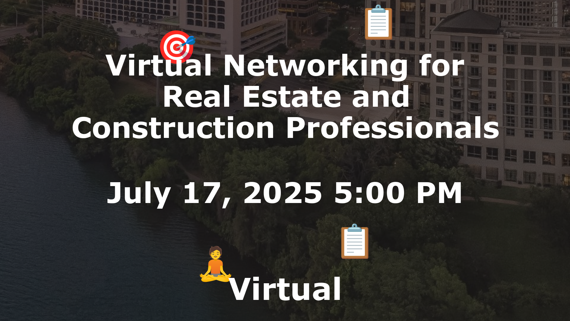 Virtual Networking for Real Estate and Construction Professionals event image